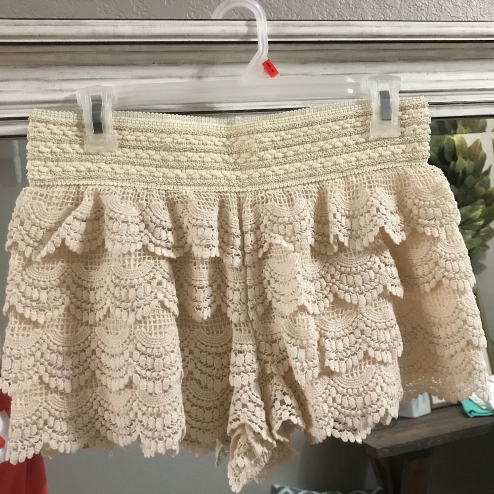 Lace shorts
